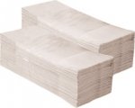 Jednotlivé papírové ručníky skládané EKONOM, šedé, 5000 ks / karton, /dříve PZ74/